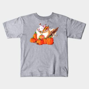 Pumpkin Spice Piggy Kids T-Shirt